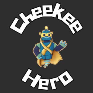 Cheekee Hero Circle (Small)  - Adult Tee Design