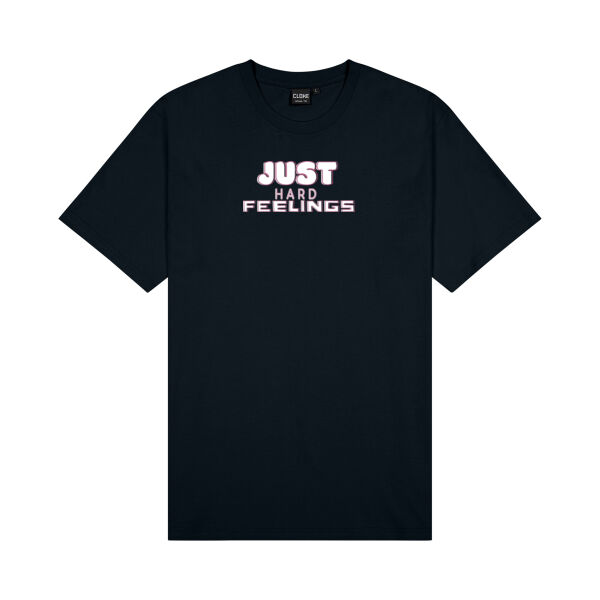 Just Hard Feelings - White Adult Tee  Thumbnail