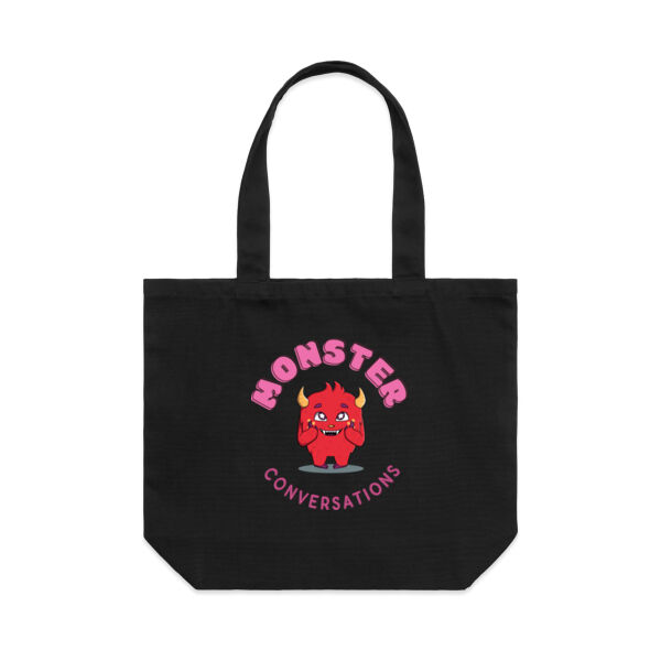 Monster Conversations Tote - Pink  Thumbnail