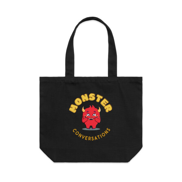 Monster Conversations Tote - Yellow  Thumbnail