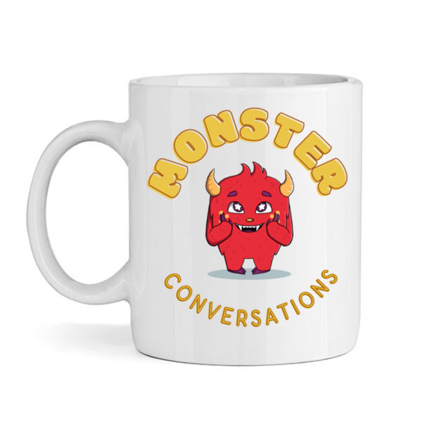 Monster Conversations Mug - Yellow Thumbnail