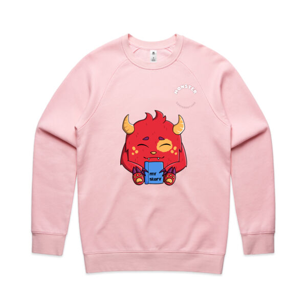 I Believe in My Story - White Adult Crew Thumbnail