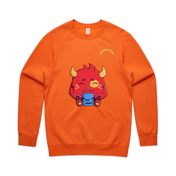 I Believe in My Story - Yellow Adult Crew Thumbnail